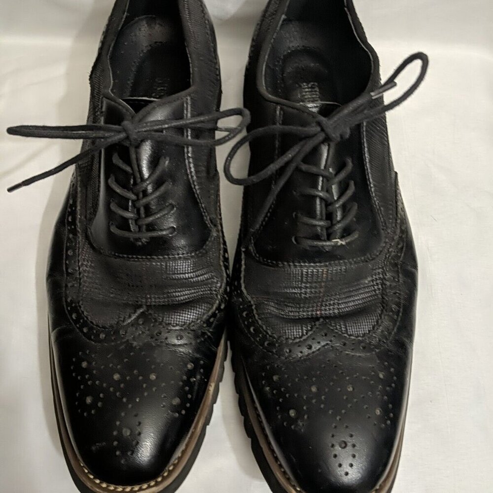 Stacy Adams Men's Shoes Baxley Wingtip Oxford Ink Size 10M